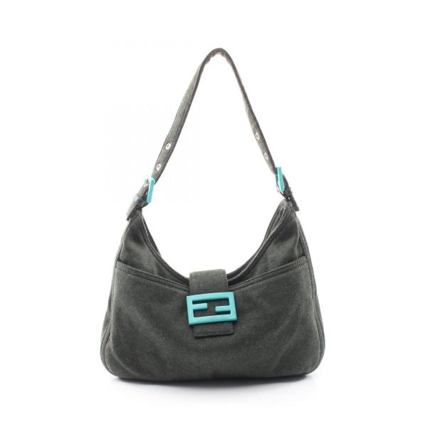 フェンディ FENDI マンマバケット ショルダーバッグ バッグ その他 グリーン系 2348 【中...