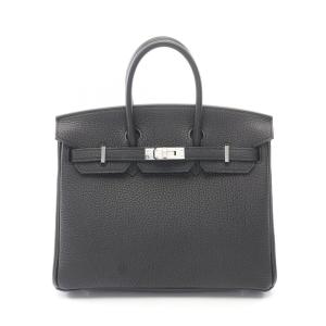 エルメス HERMES バーキン25 ハンドバッグ バッグ レザー トゴ ブラック系 041344CK 【中古】