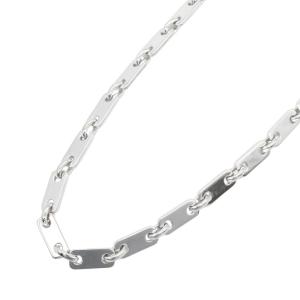 カルティエ CARTIER フィガロ ネックレス ネックレス ジュエリー K18WG（ホワイトゴールド） シルバー系 【中古】