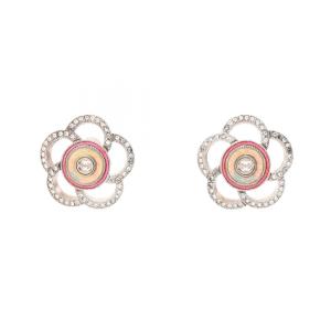 シャネル CHANEL カメリア ココマーク ピアス ジュエリー GP（ゴールドメッキ） ゴールド系 【中古】