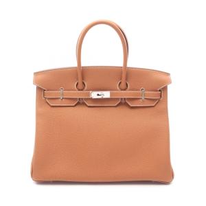 エルメス HERMES バーキン35 ハンドバッグ バッグ レザー トゴ ブラウン系 ゴールド 【中古】