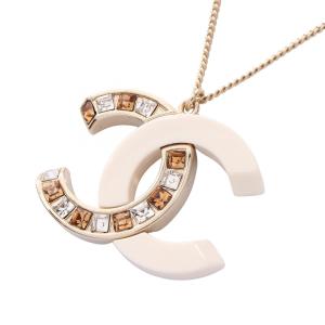 シャネル CHANEL ココマーク ネックレス ジュエリー GP（ゴールドメッキ） ゴールド系 【中古】