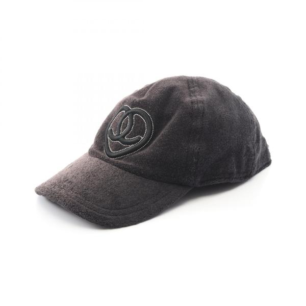 シャネル CHANEL ココマーク ハート キャップ 帽子 その他 ブラック系 【中古】