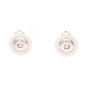 シャネル CHANEL ロゴ ボタン イヤリング ジュエリー その他 シルバー系 【中古】
