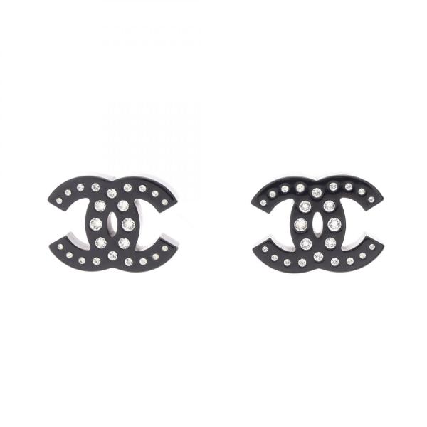 シャネル CHANEL ココマーク ピアス ジュエリー その他 ブラック系 【中古】