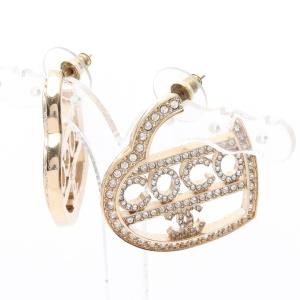 シャネル CHANEL COCO ココマーク ピアス ジュエリー GP（ゴールドメッキ） ゴールド系 【中古】