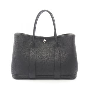 エルメス HERMES ガーデンパーティTPM トートバッグ バッグ レザー ネゴンダ ブラック系 【中古】