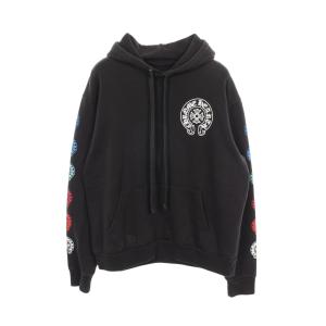 クロムハーツ CHROME HEARTS Multi Color Horseshoe Pullover Hoodie パーカー 衣料品 トップス コットン ブラック系 【中古】