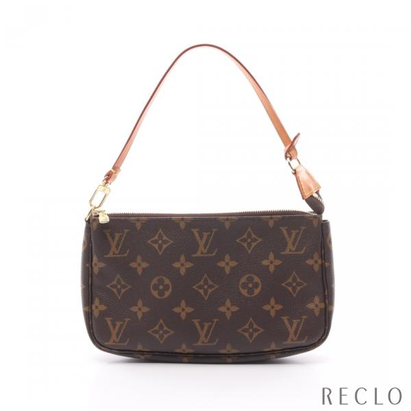 ルイヴィトン LOUIS VUITTON ポシェットアクセソワール モノグラム ハンドバッグ PVC...