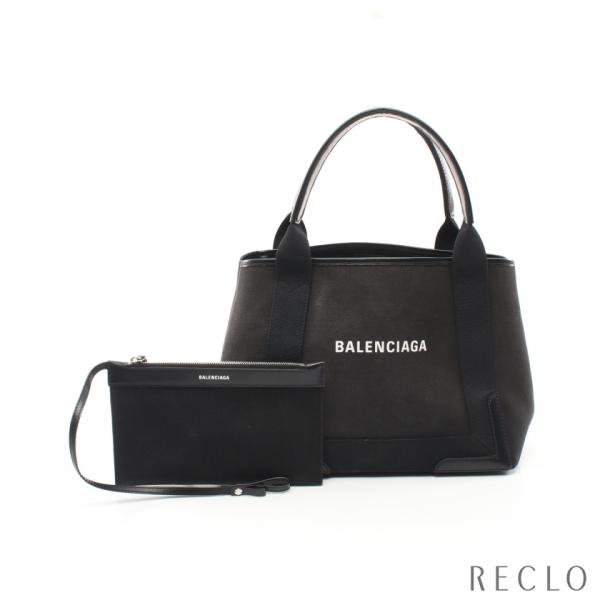 バレンシアガ BALENCIAGA NAVY CABAS S ネイビーカバ ハンドバッグ トートバッ...