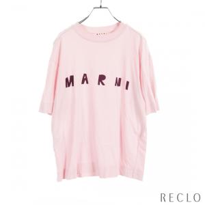 マルニ MARNI Tシャツ フロントロゴ コットン ピンク THJET49EPD レディース 中古｜reclo-as-shopping