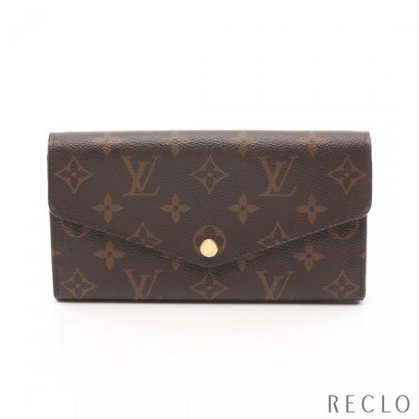 ルイヴィトン LOUIS VUITTON ポルトフォイユ サラ モノグラム 二つ折り長財布 PVC ...