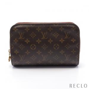 ルイヴィトン LOUIS VUITTON オルセー モノグラム クラッチバッグ セカンドバッグ PVC レザー ブラウン M51790 メンズ 中古