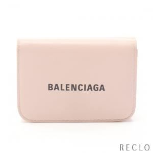 バレンシアガ BALENCIAGA Cash Mini Wallet キャッシュ ミニ ウォレット 三つ折り財布 コンパクトウォレット レザー ライトピンク 593813 レディース 中古｜RECLOヤフーショップ