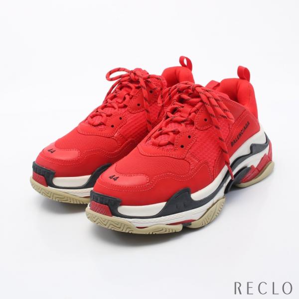 バレンシアガ BALENCIAGA Triple S トリプルS スニーカー ファブリック レザー ...