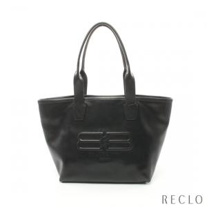 バレンシアガ BALENCIAGA JUMBO ジャンボ ハンドバッグ トートバッグ レザー ブラック 23-24AW 692068 メンズ 中古｜reclo-as-shopping