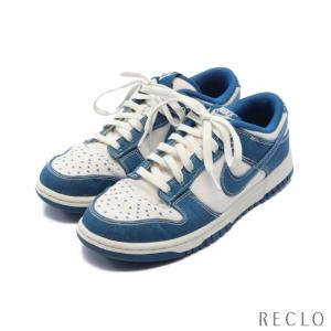 ナイキ NIKE NIKE DUNK LOW RETRO SE スニーカー ファブリック ホワイト ブルーグリーン DV0834-101 メンズ 中古｜RECLOヤフーショップ