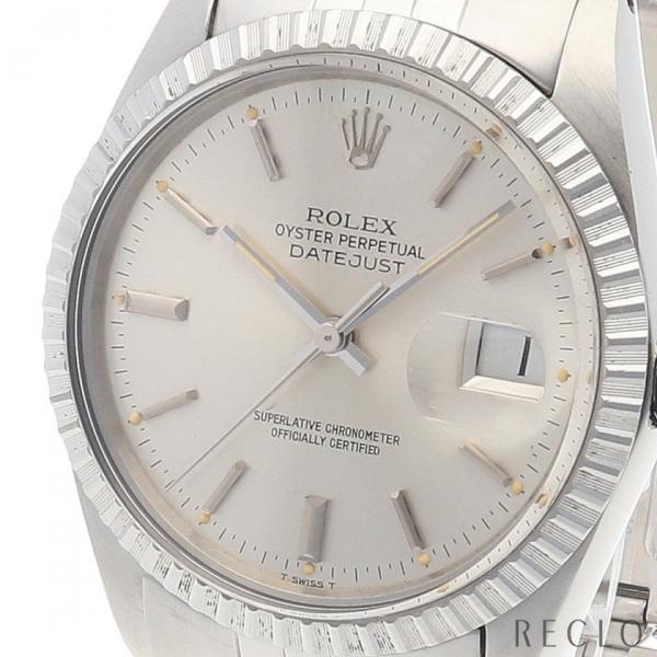 ロレックス ROLEX デイトジャスト メンズ 腕時計 自動巻き SS シルバー シルバー文字盤 7...