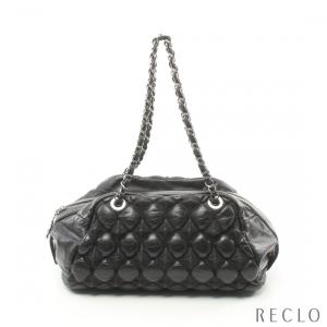 シャネル CHANEL チェーンショルダーバッグ レザー ブラック シルバー金具 レディース 中古｜reclo-as-shopping