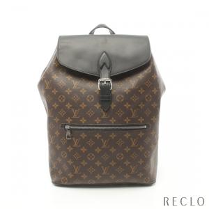 ルイヴィトン LOUIS VUITTON パルク モノグラムマカサー バックパック リュックサック PVC レザー ブラウン ブラック M40637 メンズ 中古｜reclo-as-shopping