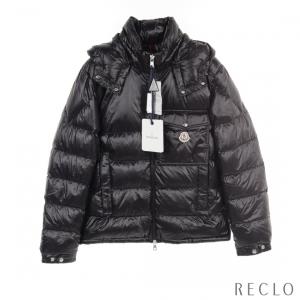 モンクレール MONCLER WOLLASTON ウォラストン ダウンジャケット ナイロン ブラック 1A00001 メンズ 中古｜reclo-as-shopping