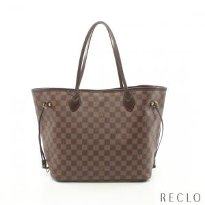 ルイヴィトン LOUIS VUITTON ネヴァーフルMM ダミエエベヌ ショルダーバッグ トートバッグ PVC レザー ブラウン N51105 レディース 中古｜reclo-as-shopping