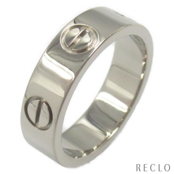 カルティエ Cartier ラブリング リング 指輪 K18WG（ホワイトゴールド） シルバー ユニ...