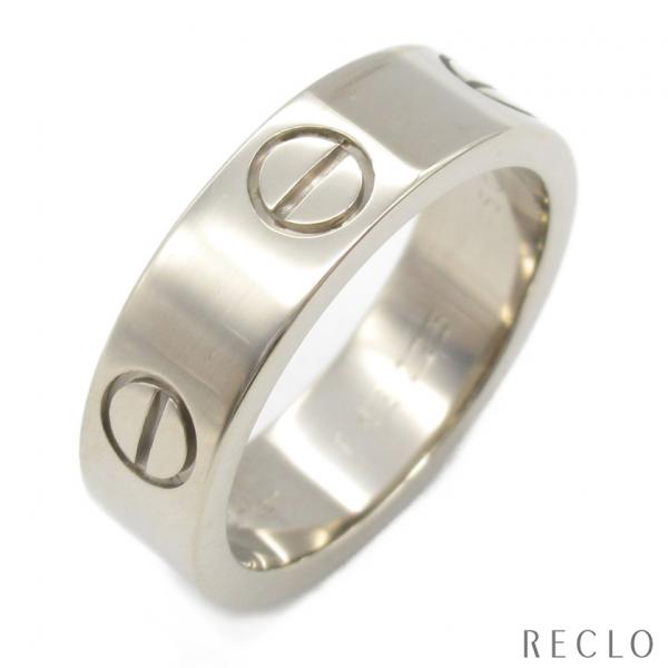 カルティエ Cartier ラブリング リング 指輪 K18WG（ホワイトゴールド） シルバー ユニ...