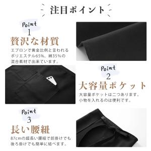 エプロン 下半身 サロン シンプルエプロン カ...の詳細画像2