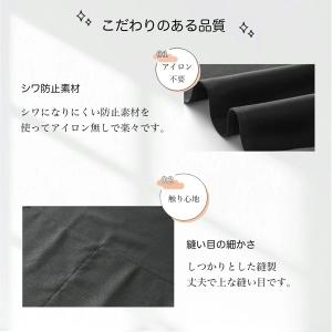 エプロン 黒 首掛け エプロン 肩掛け シンプ...の詳細画像3