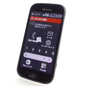 【SIMフリー】らくらくスマートフォンme F-01L ブラック docomo版SIMロック解除品｜reco