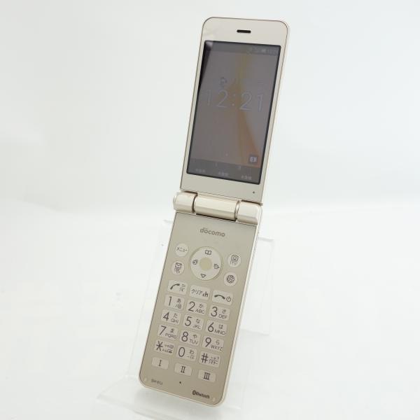 【SIMフリー】AQUOS ケータイ SH-01J ゴールド docomo版SIMロック解除品 #2...