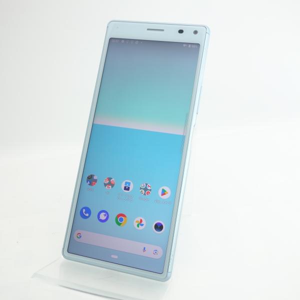 【SIMフリー】Xperia 8 SOV42 ブルー au版SIMロック解除品 #28117