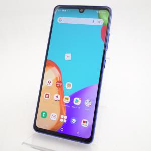 【SIMフリー】GALAXY A41 SC-41A ブルー docomo版SIMロック解除品 #25375