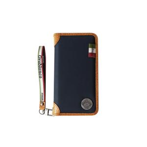 au+1 collection Orobianco Book casefor iPhone X/XS<Navy>｜reco