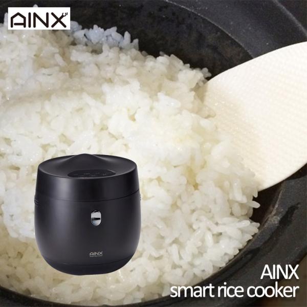 AINX スマートライスクッカー 糖質カット炊飯器 ブラック AX-RC3BR 最大33% 糖質カッ...