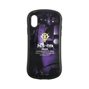 機動戦士ガンダム iPhoneXS/X対応ハイブリッドガラスケース GD-88D / ドム