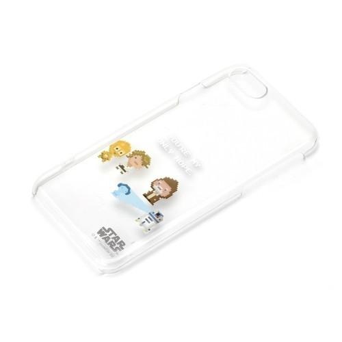 STAR WARS iPhone 8/7用 クリアケース PG-DCS153SW / 8-Bit/C