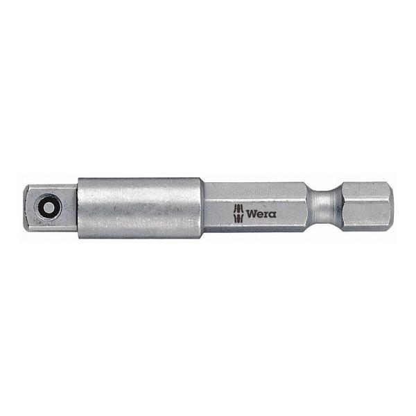 WERA ベラ 3/8DRx1/4HEX 全長50mmソケットアダプター 050215 代引不可