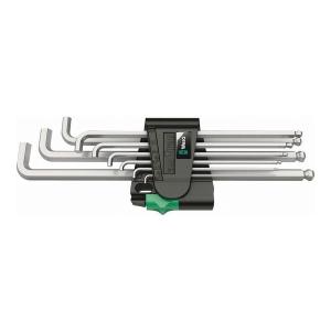 Wera（ヴェラ） ステンレス六角レンチセット 9本組マルチカラー インチ