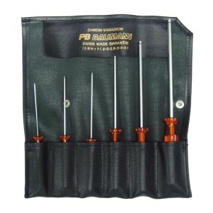 PB SWISS TOOLS PBスイス K206S-6 'ボールポイントドライバーセット 袋入り