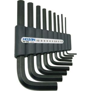 藤原産業 SK11 ショートヘッド六角棒レンチセット 9本組 エキストラ