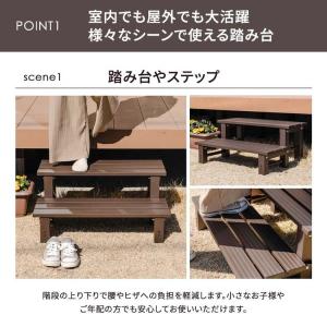 踏み台 アルミステップ 2段 幅74cm アル...の詳細画像4