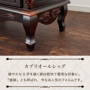 キャビネット 幅110cm マホガ二ー材 完成...の詳細画像3