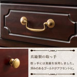 キャビネット 幅110cm マホガ二ー材 完成...の詳細画像5