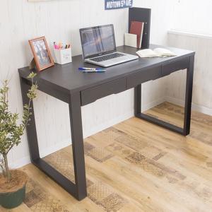 デスク 天然木タモ突板デスク 幅150cm 奥行45cm 引出し 北欧風 長机