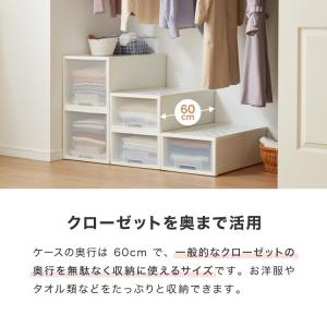 日本製 収納 ケース 浅型6個セット 奥行60...の詳細画像5