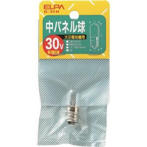 ELPA 中パネル球 E12 30V 2W クリア G31H 工事・照明用品 作業灯・照明用品 電球 代引不可｜recommendo