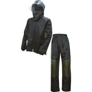 K-WORK R-01 OXハードレインスーツ ブラック L R01BKL 保護具 作業服 雨具 代...