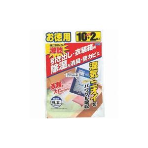 フマキラー 除湿・脱臭剤 激乾 引キ出シ・衣装箱用 徳用12袋入 415759 フマキラー 株 消臭剤 芳香剤 代引不可｜recommendo